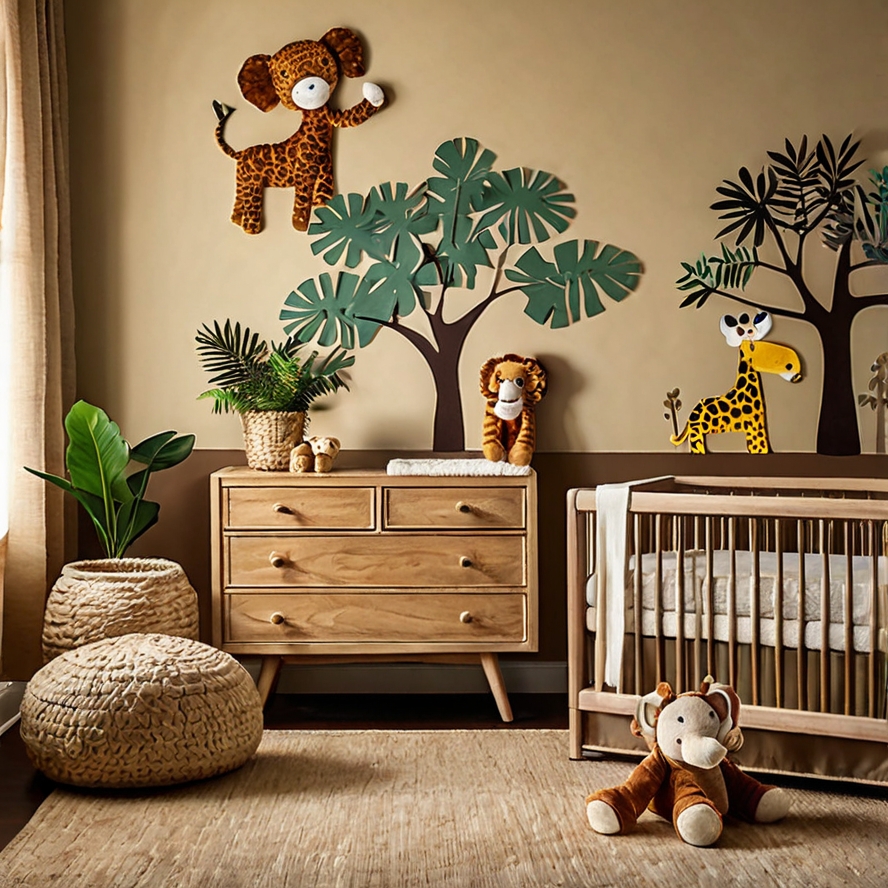 Ideias para Quarto de Bebê Safari